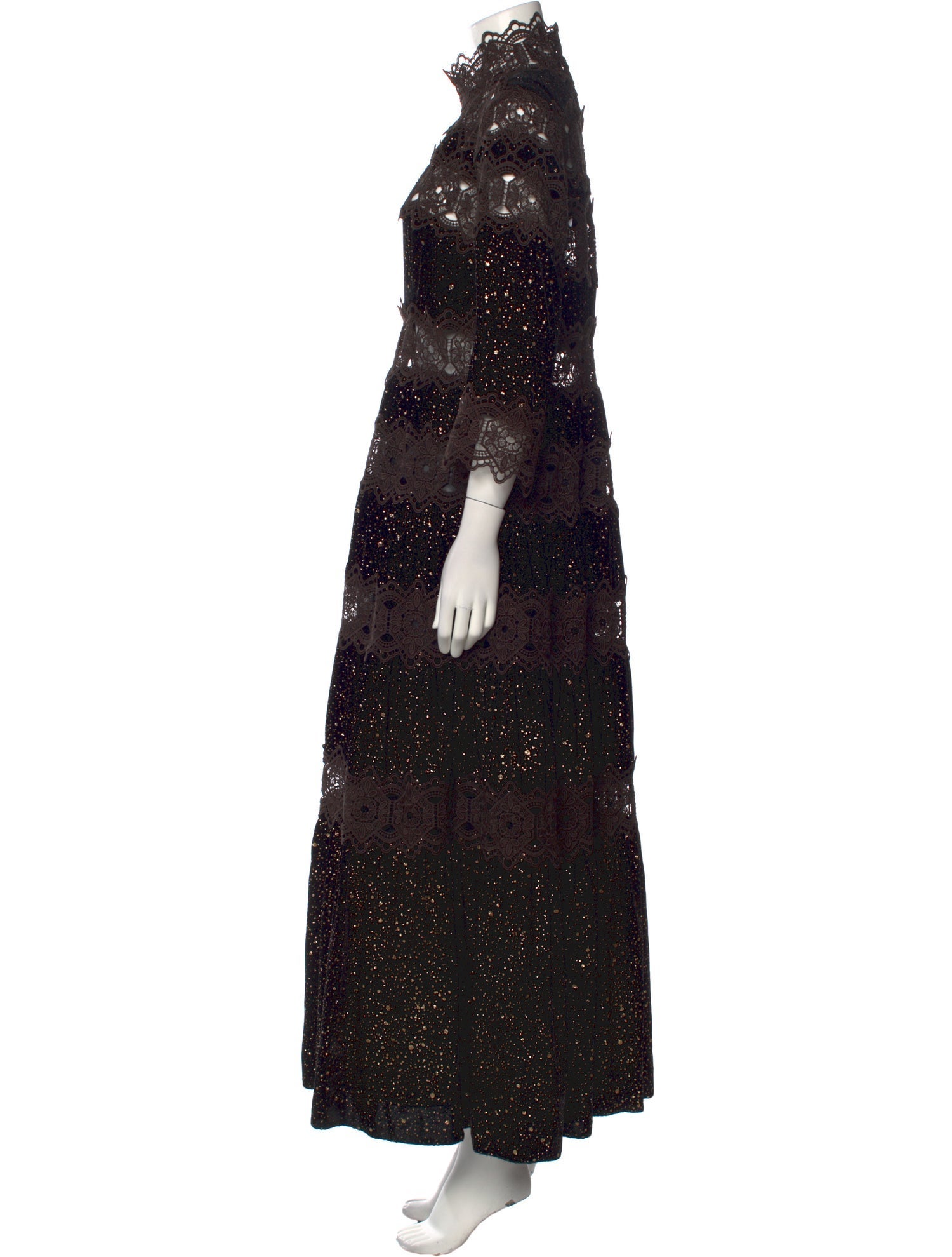 Costarellos Printed Long Dress