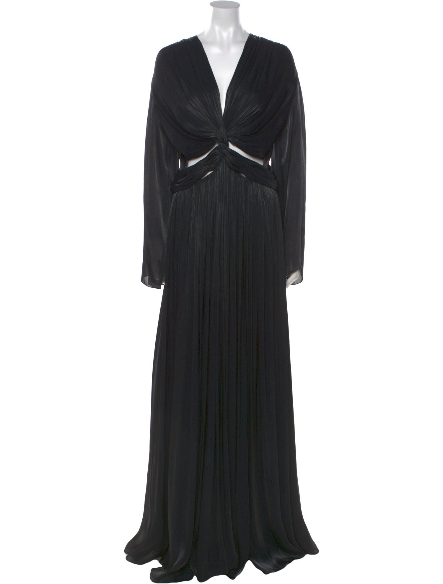 Costarellos V-Neck Long Dress