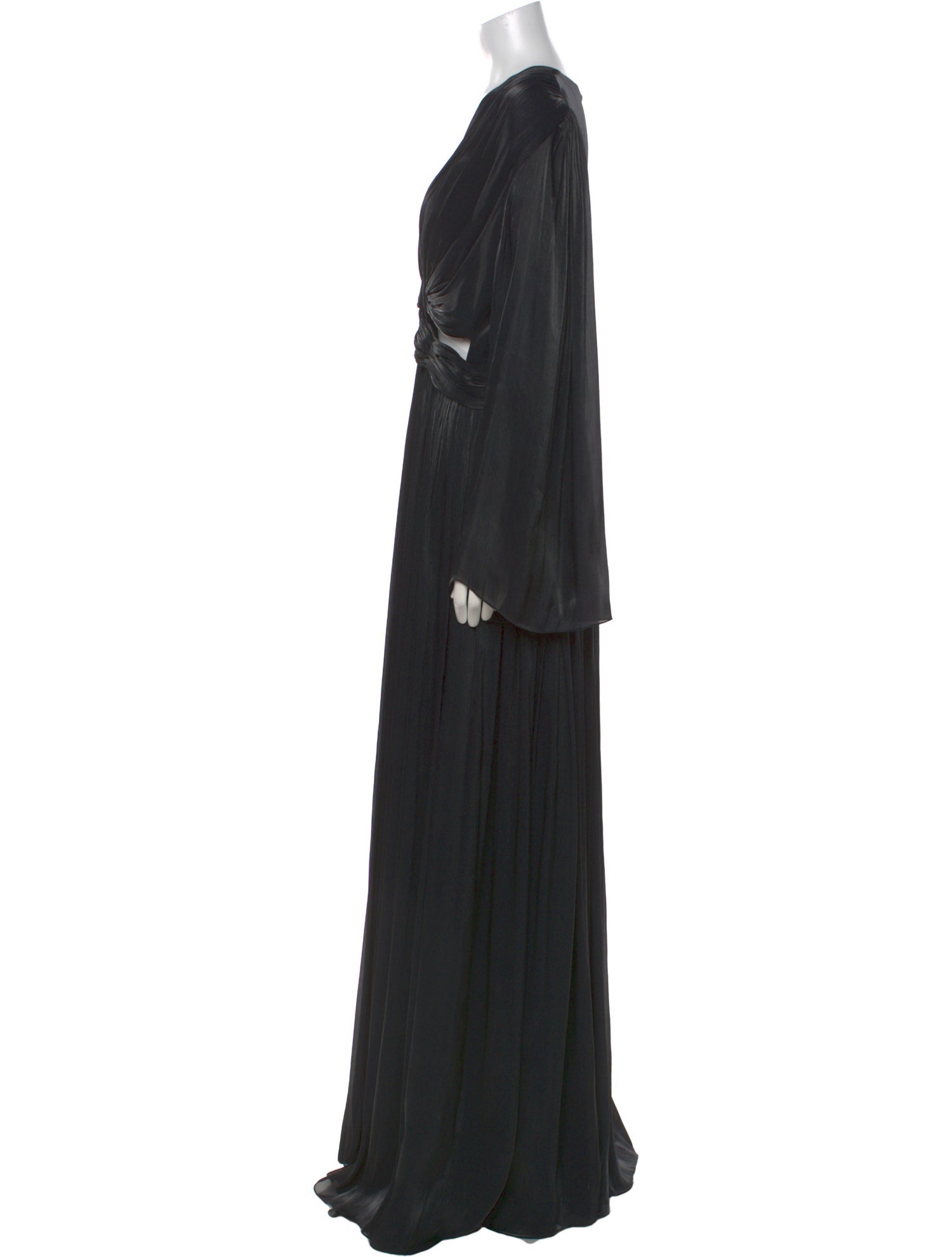 Costarellos V-Neck Long Dress