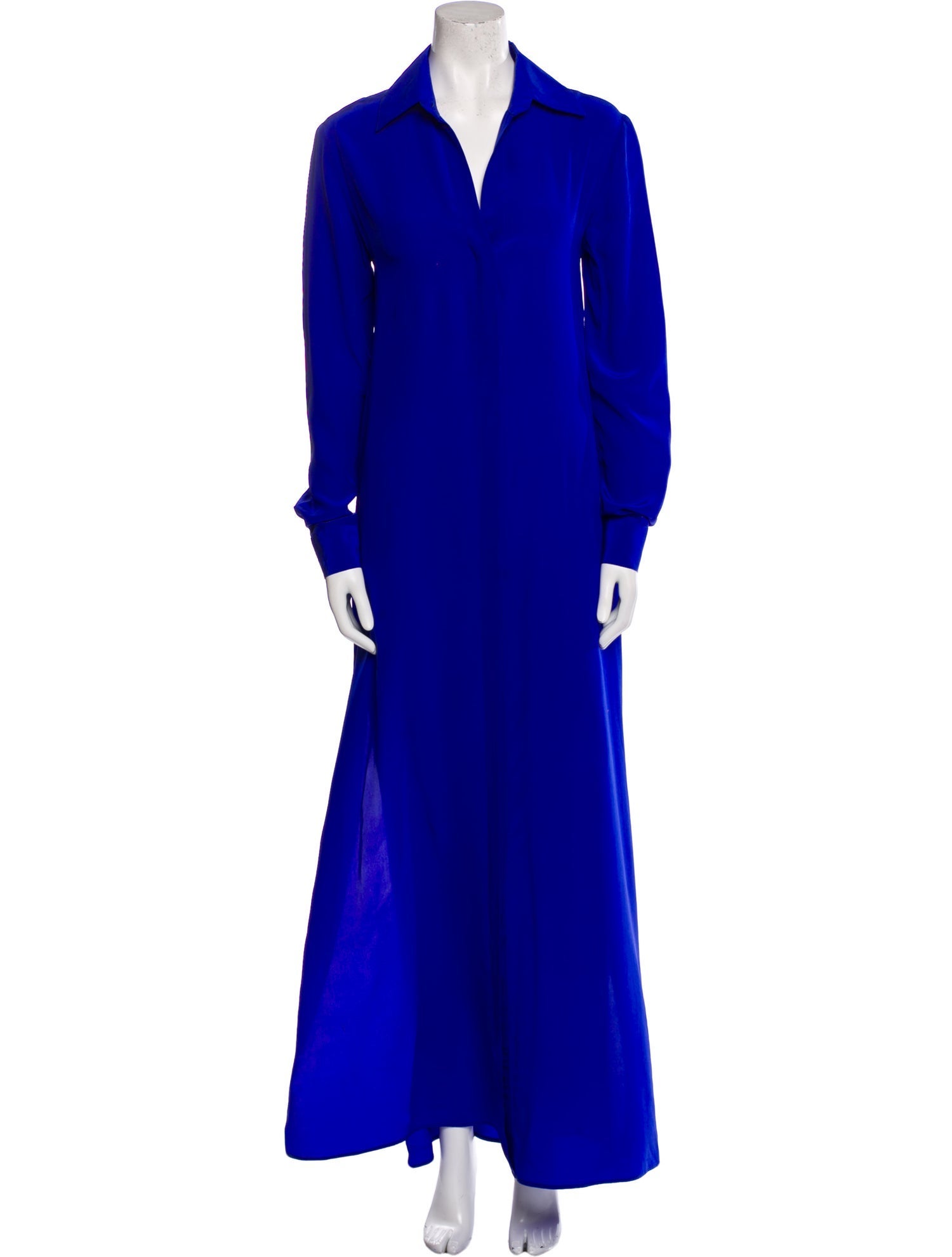 Costarellos Silk Long Dress