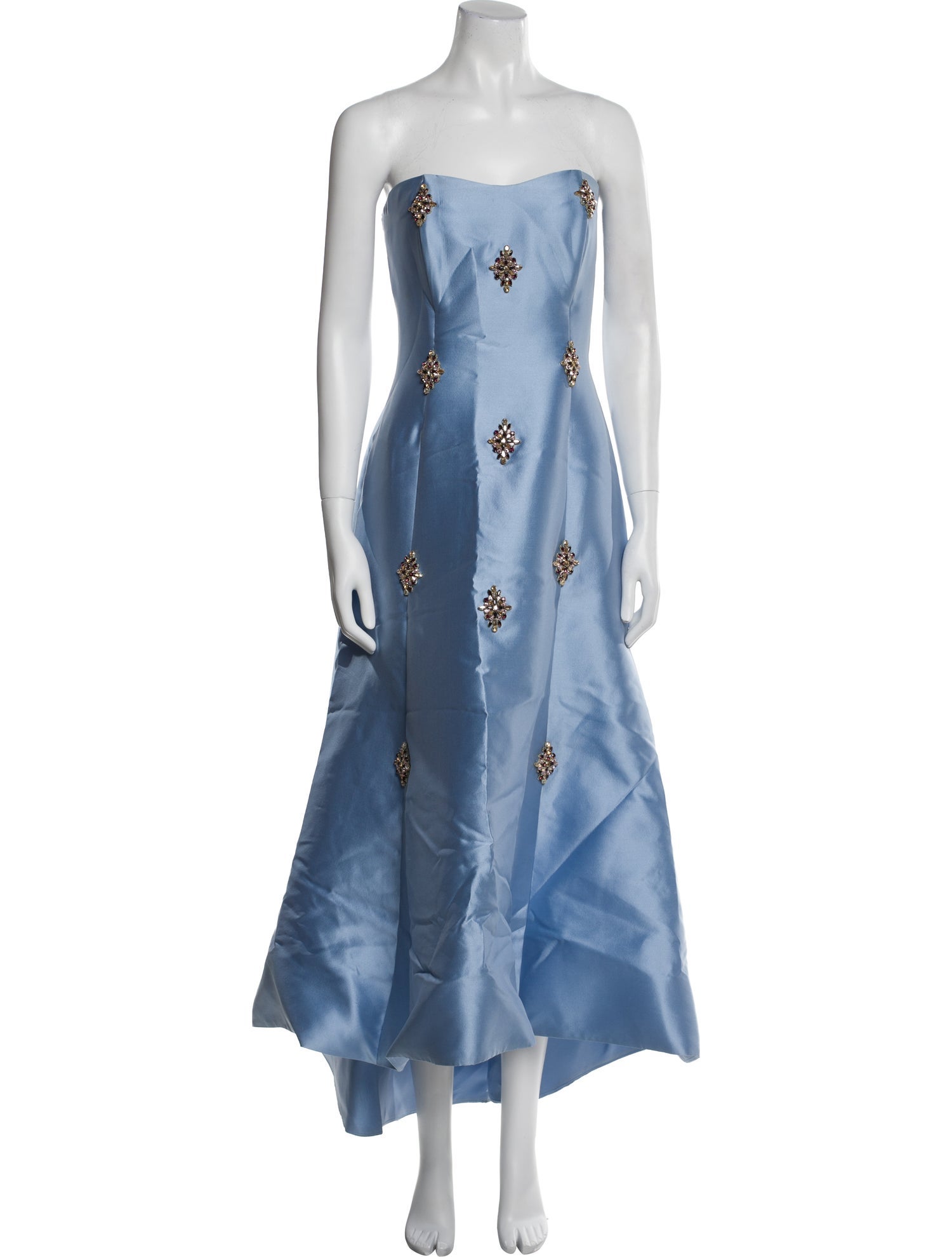 Costarellos Strapless Long Dress