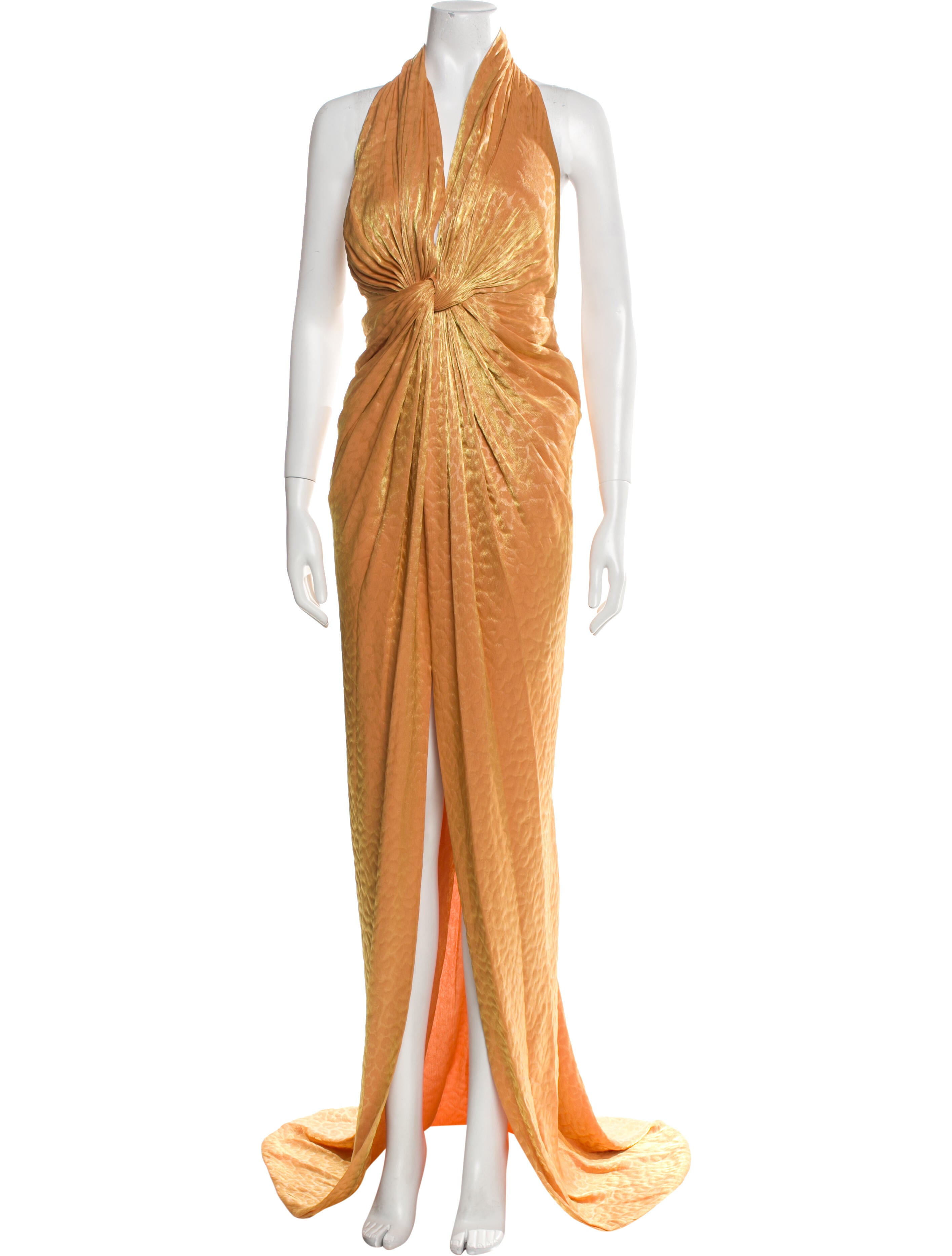 Costarellos Halterneck Long Dress