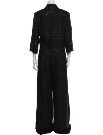 Costarellos V-Neck Jumpsuit