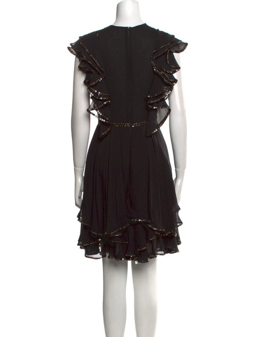 Costarellos Silk Mini Dress