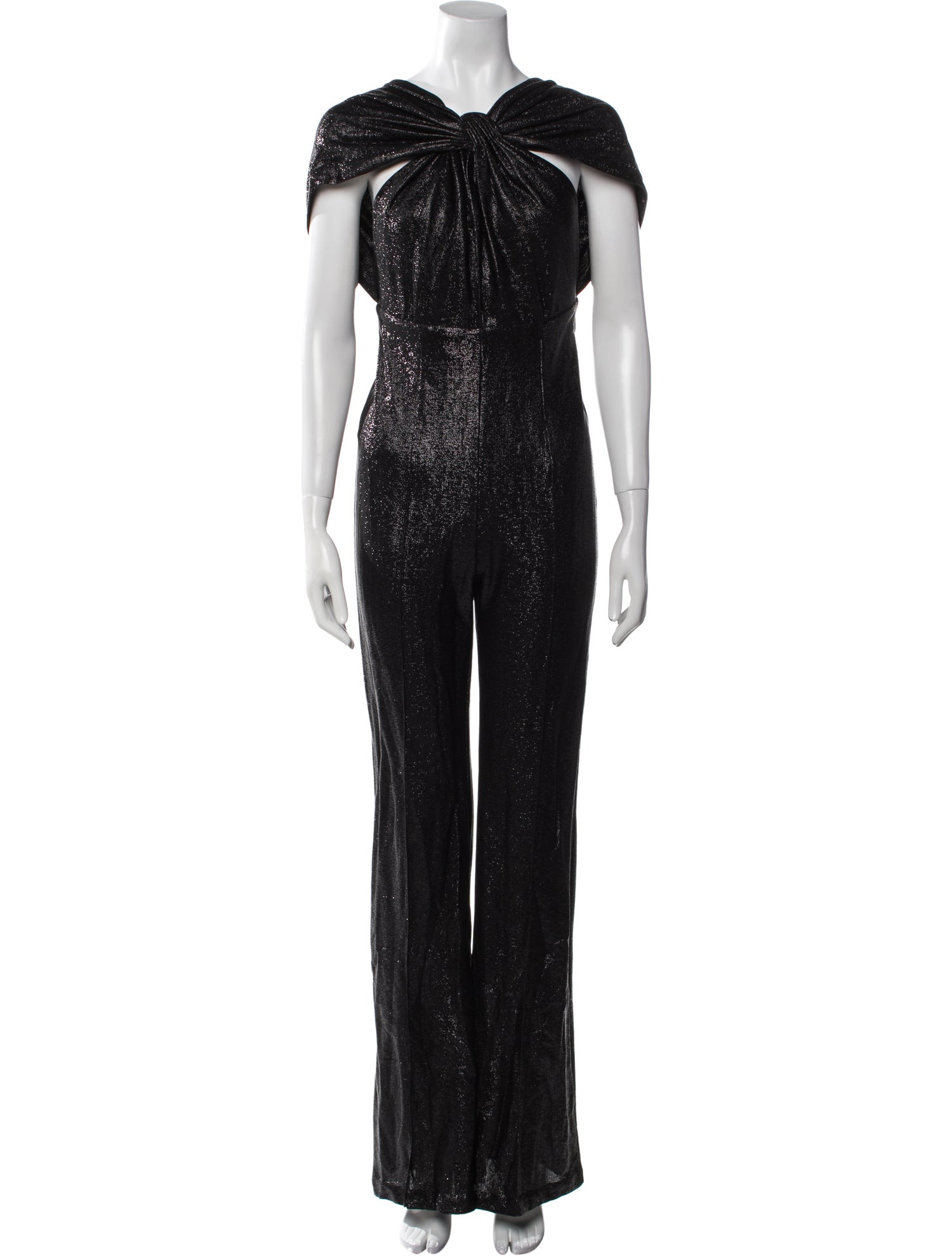 Costarellos V-Neck Jumpsuit