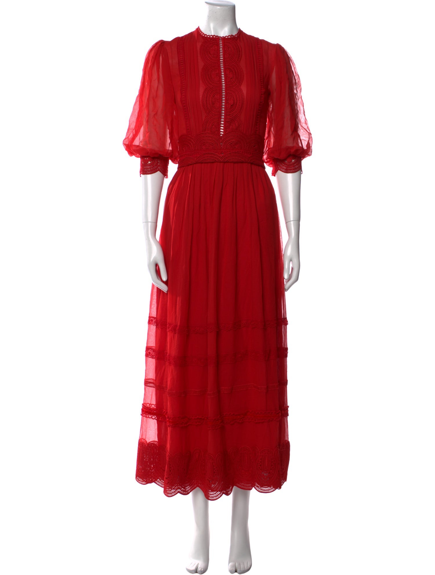 Costarellos Silk Long Dress w/ Tags