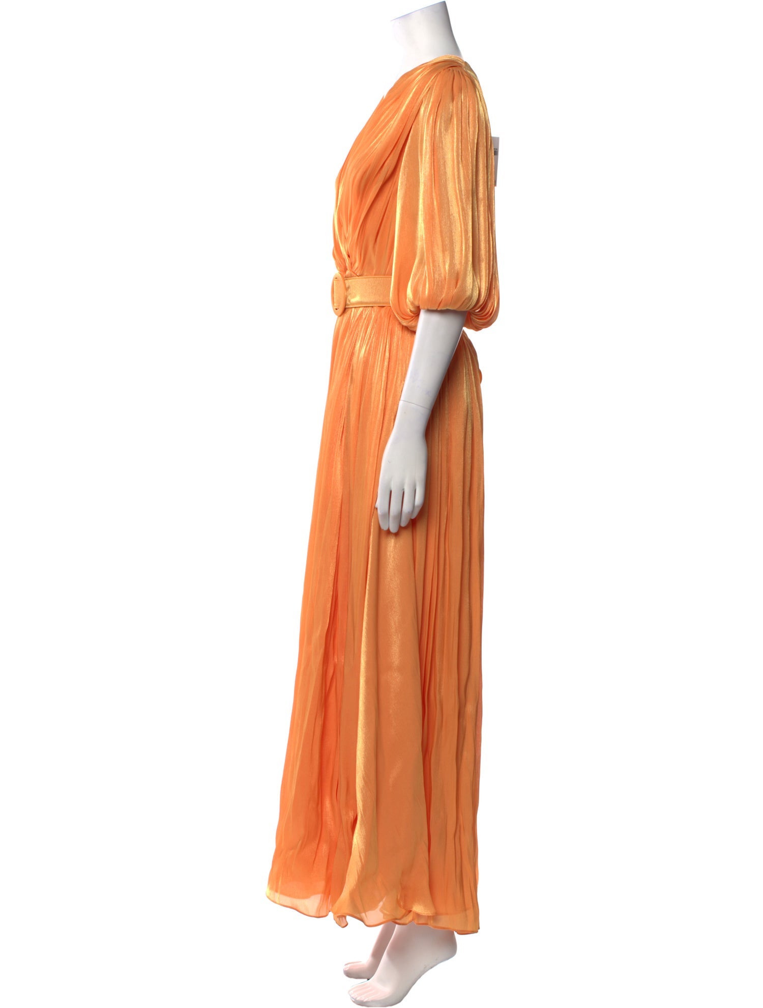 Costarellos V-Neck Long Dress