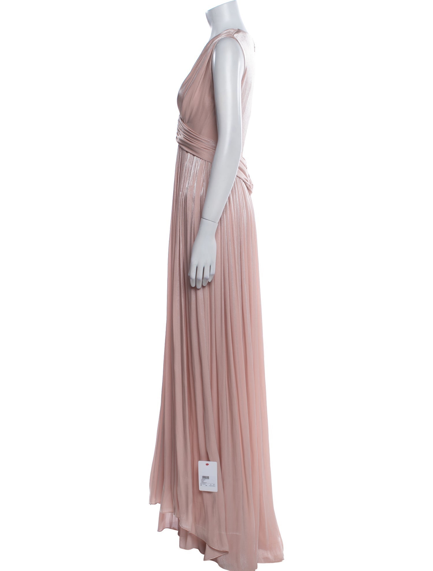 Costarellos V-Neck Long Dress w/ Tags