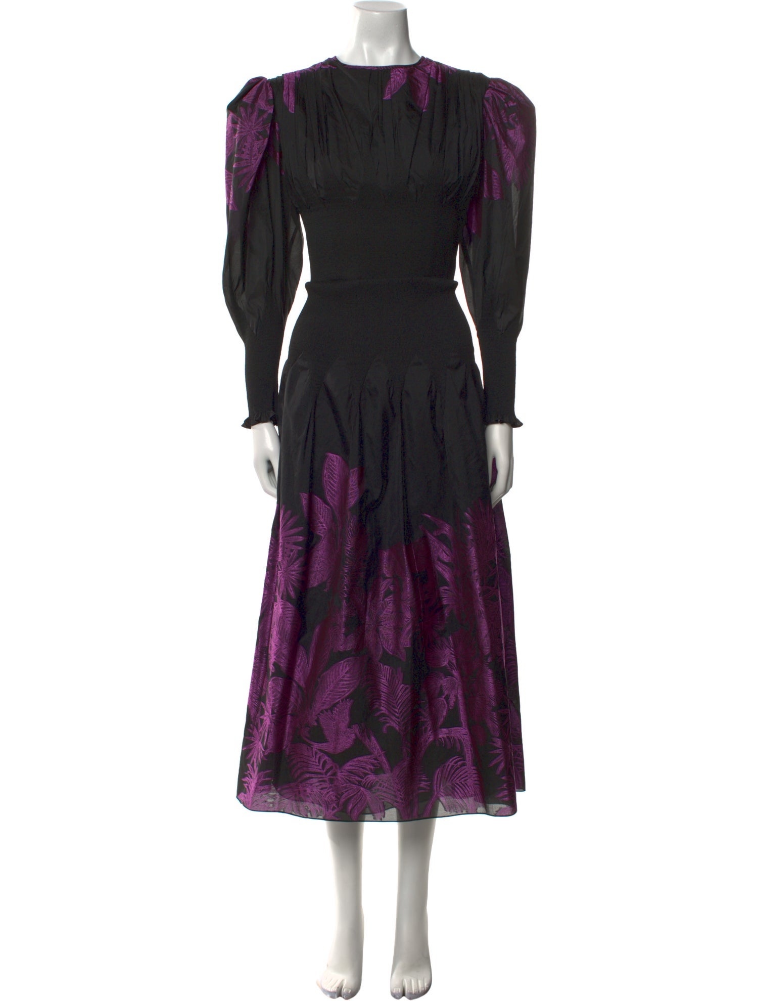 Costarellos Printed Long Dress