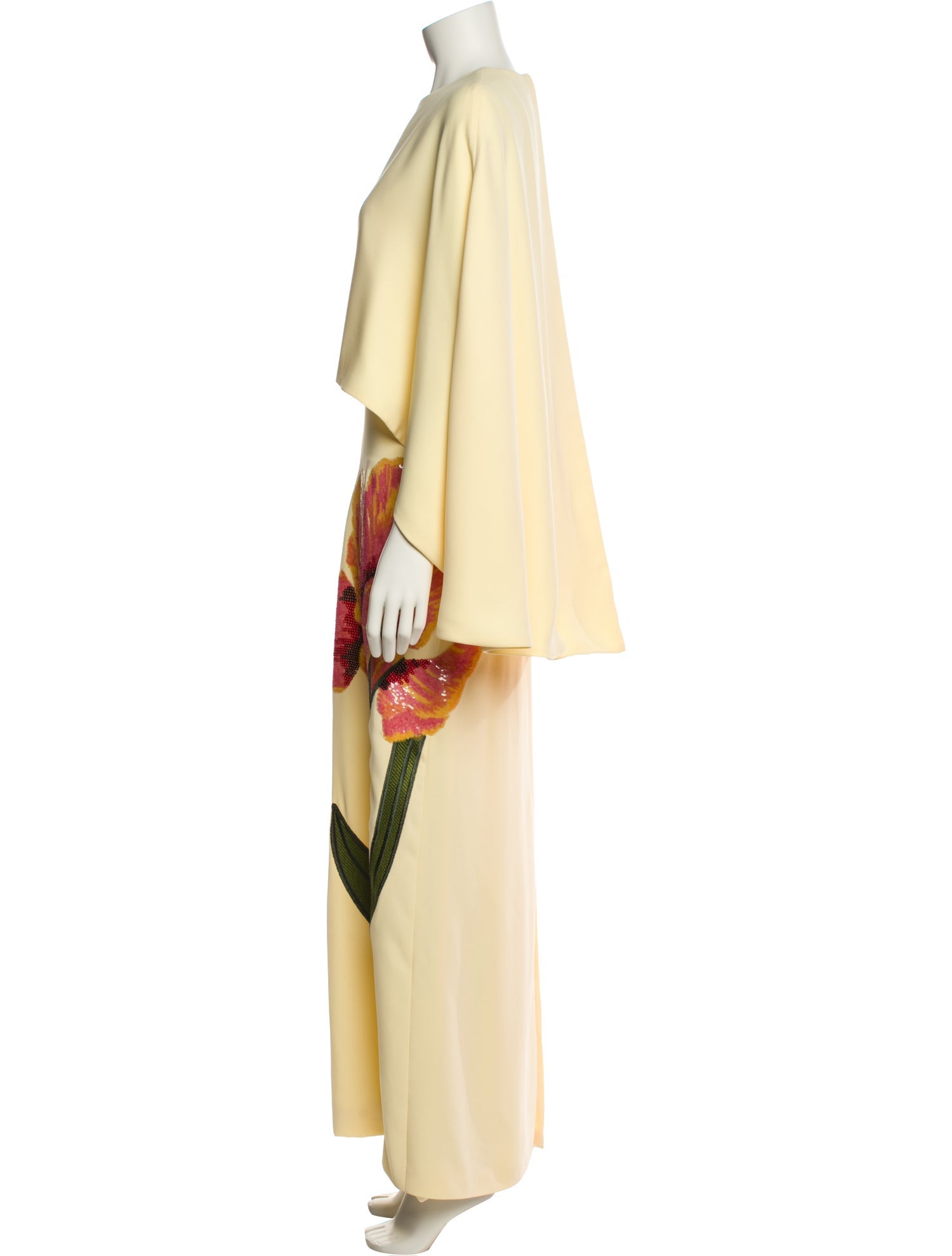 Costarellos Printed Long Dress