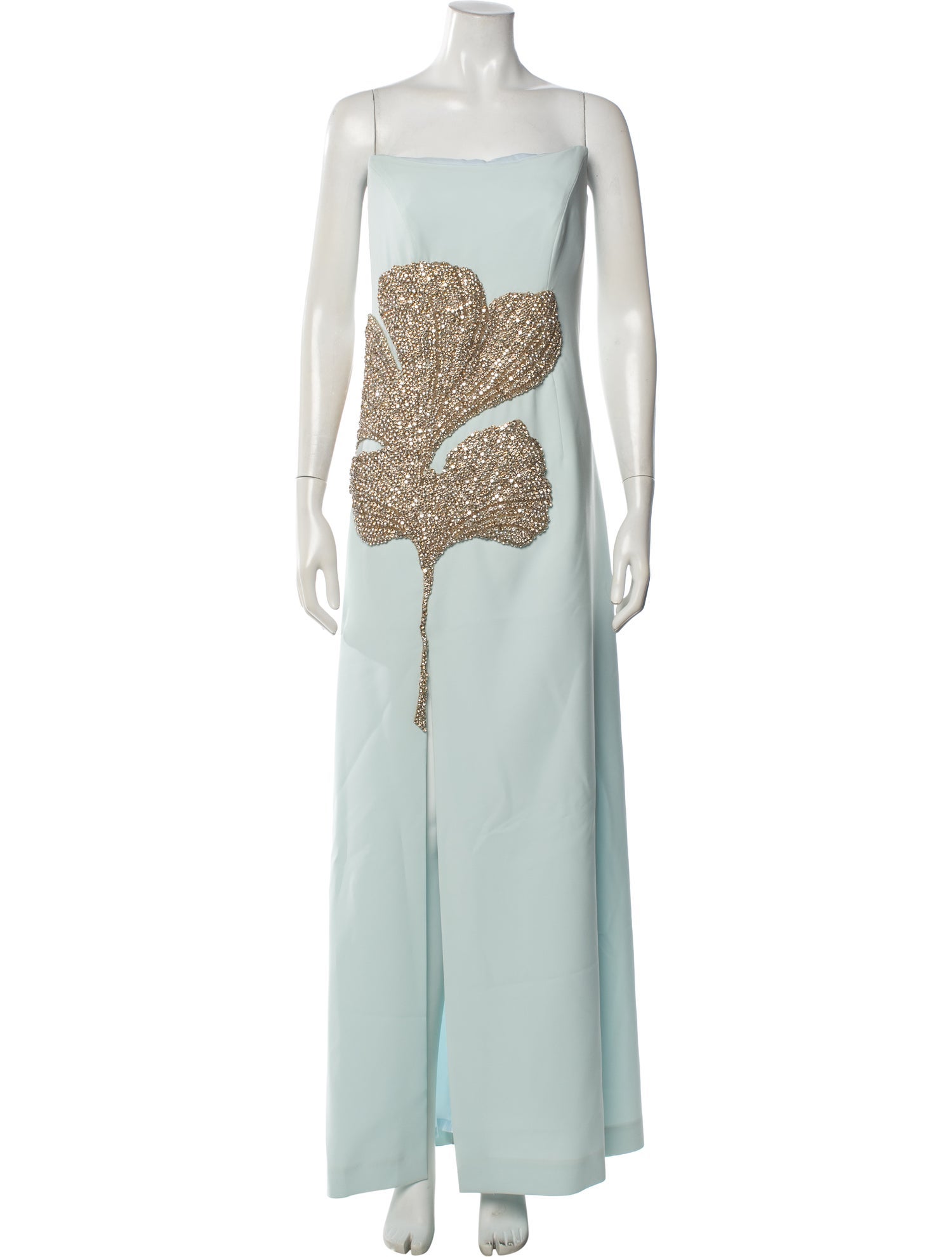Costarellos Square Neckline Long Dress