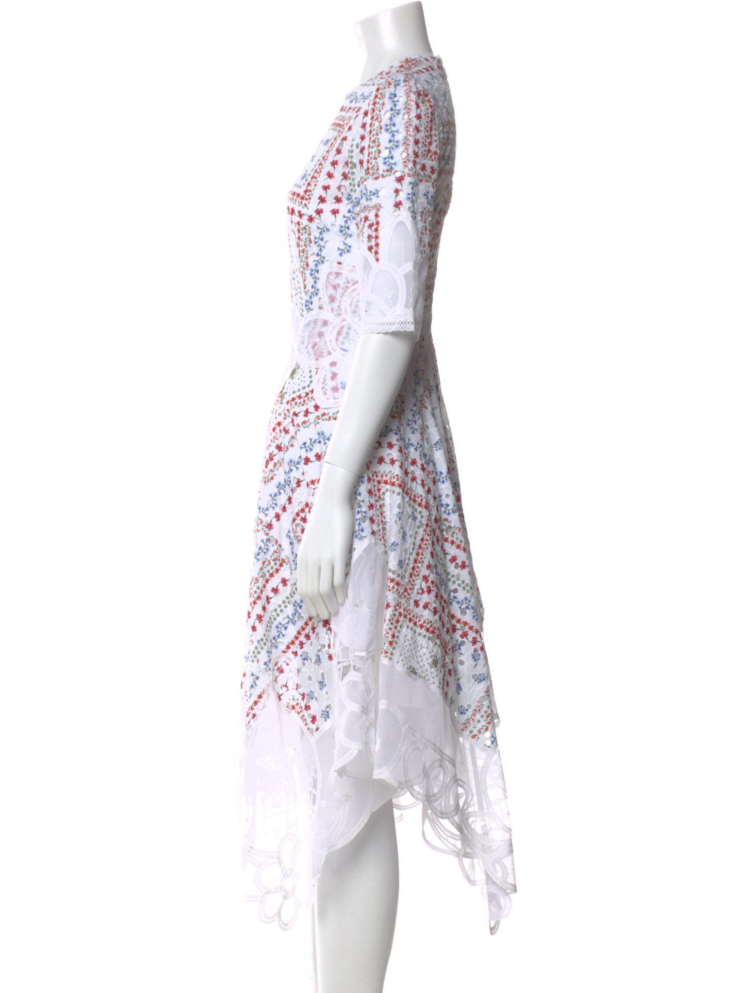 Costarellos Printed Knee-Length Dress