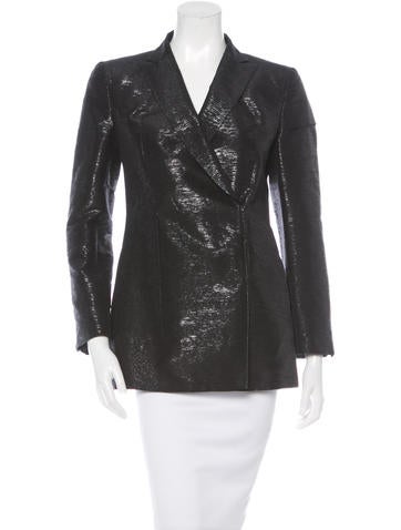 Costume National Silk Double-Breasted Jacket