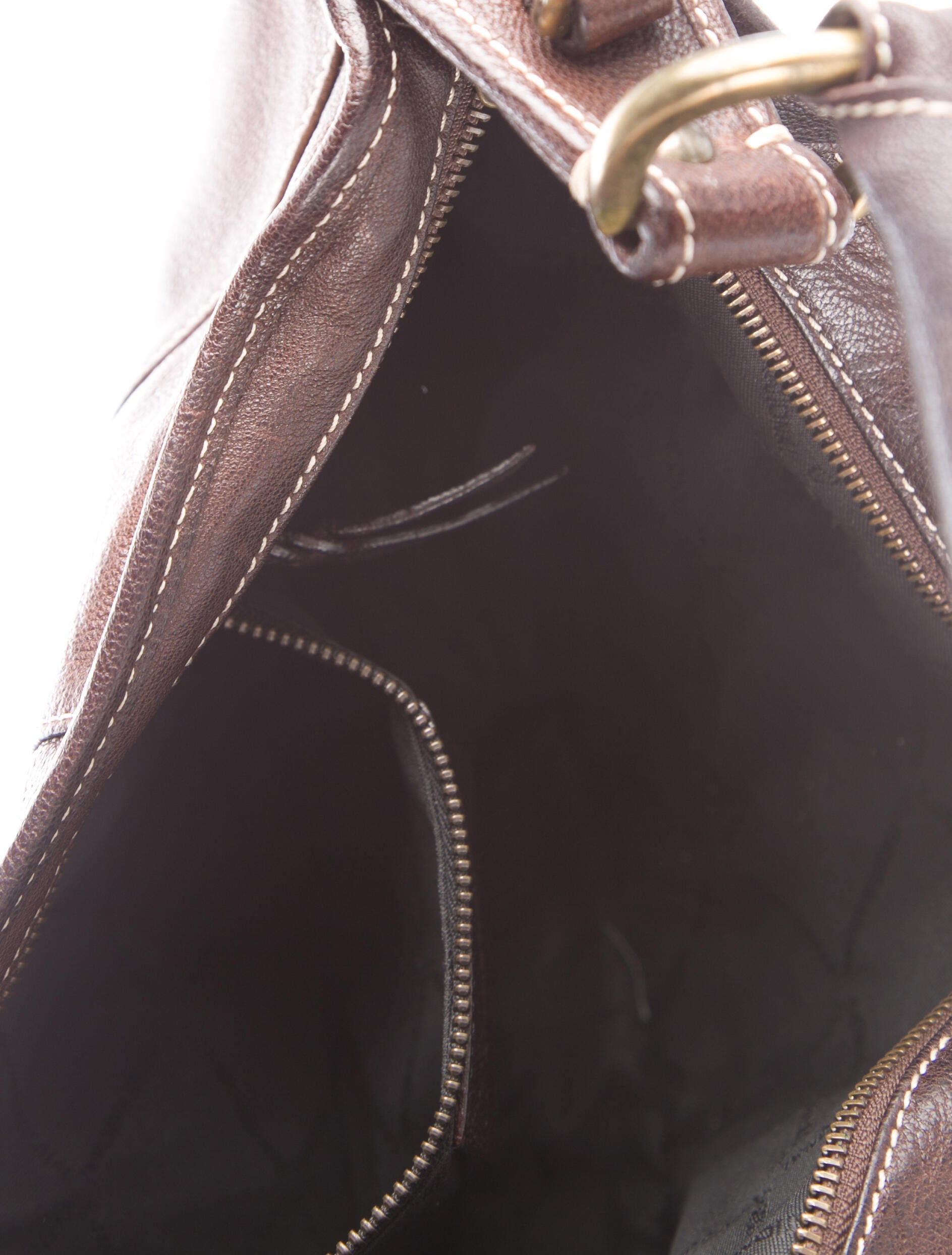 Costume National Leather Handle Bag - Brown Handle Bags, Handbags