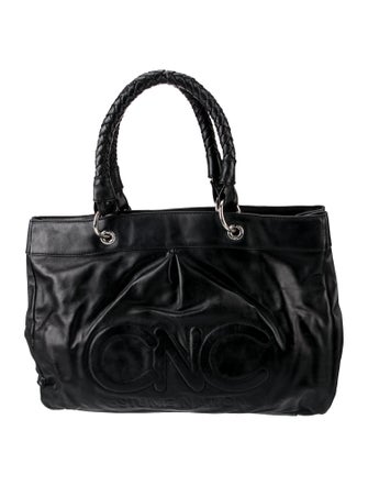 Costume National Leather Shoulder Bag