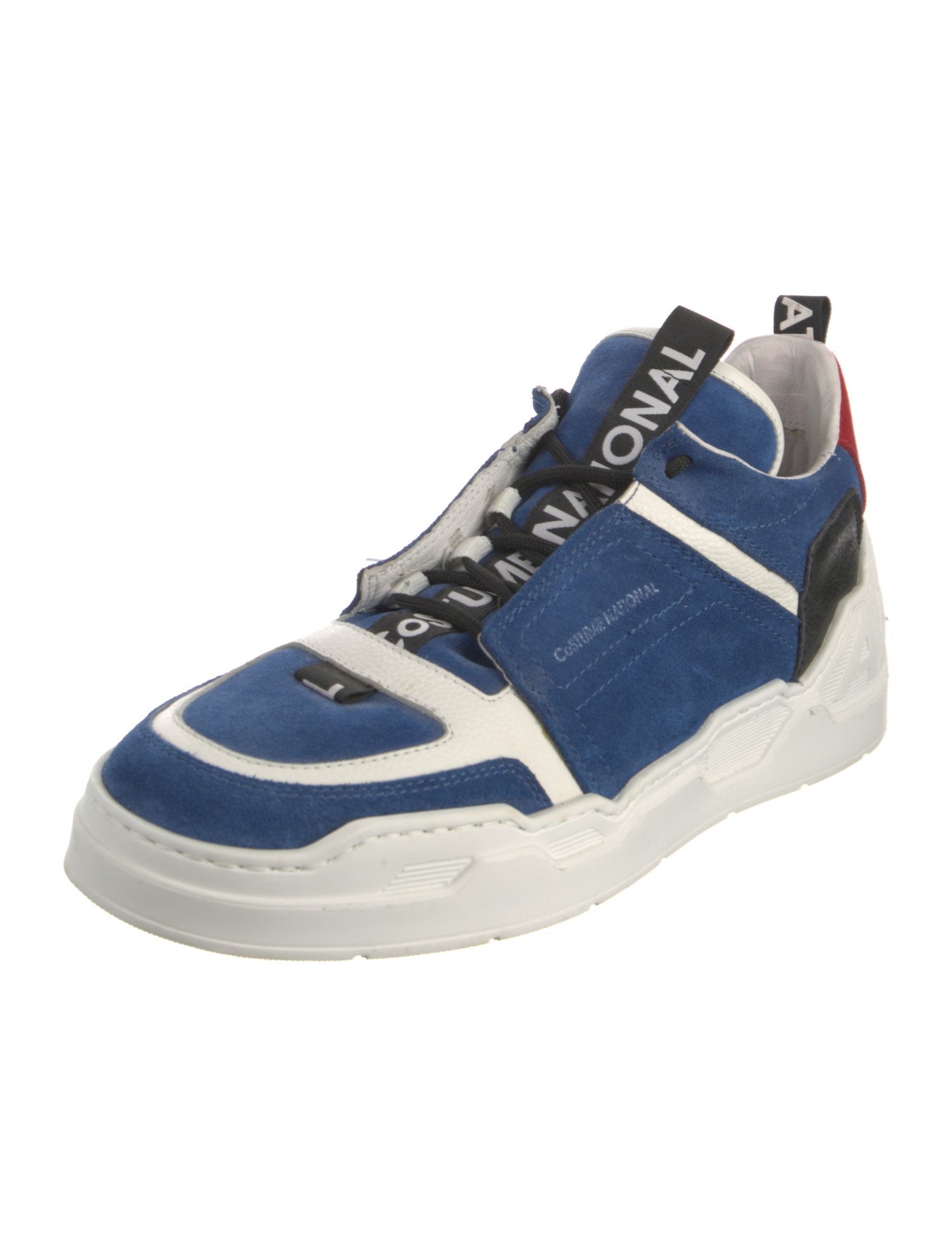 Costume National Suede Printed Sneakers