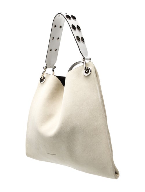 Costume National Suede Top Handle Bag