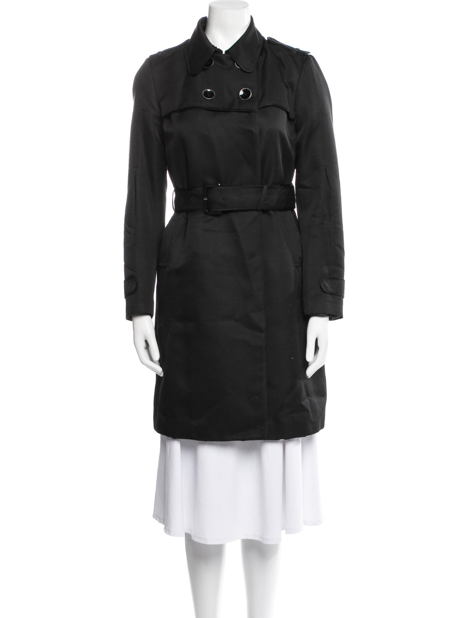 Costume National Wool Trench Coat