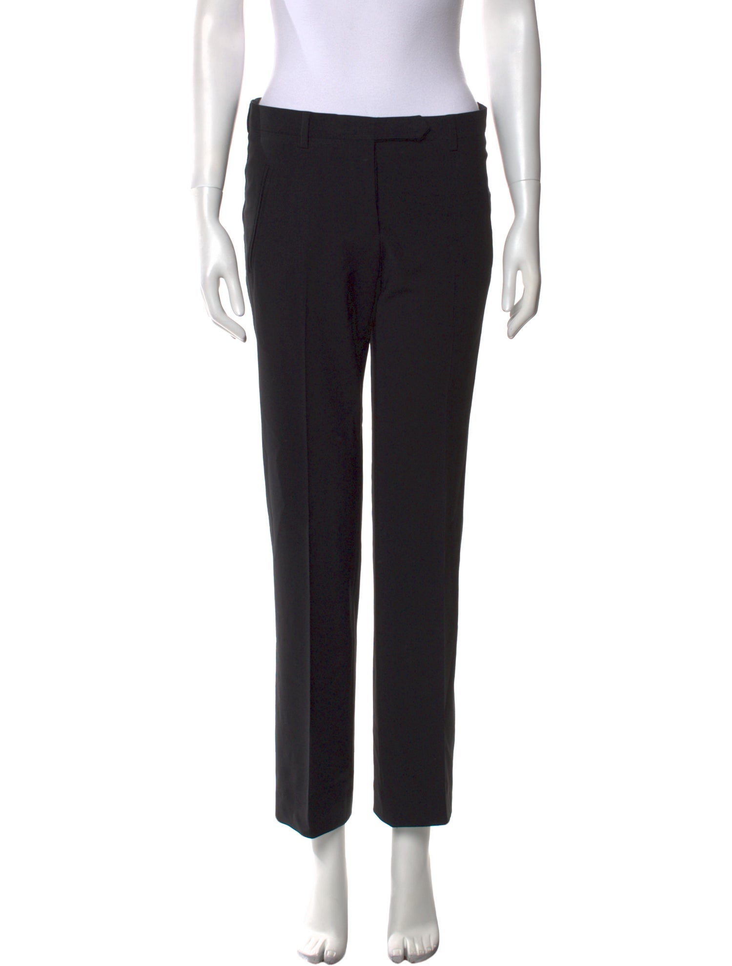 Costume National Wool Straight Leg Pants