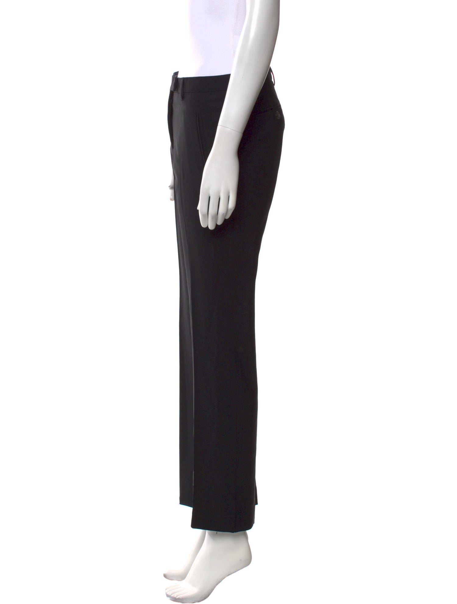 Costume National Wool Straight Leg Pants