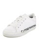 Costume National Leather Graphic Print Sneakers