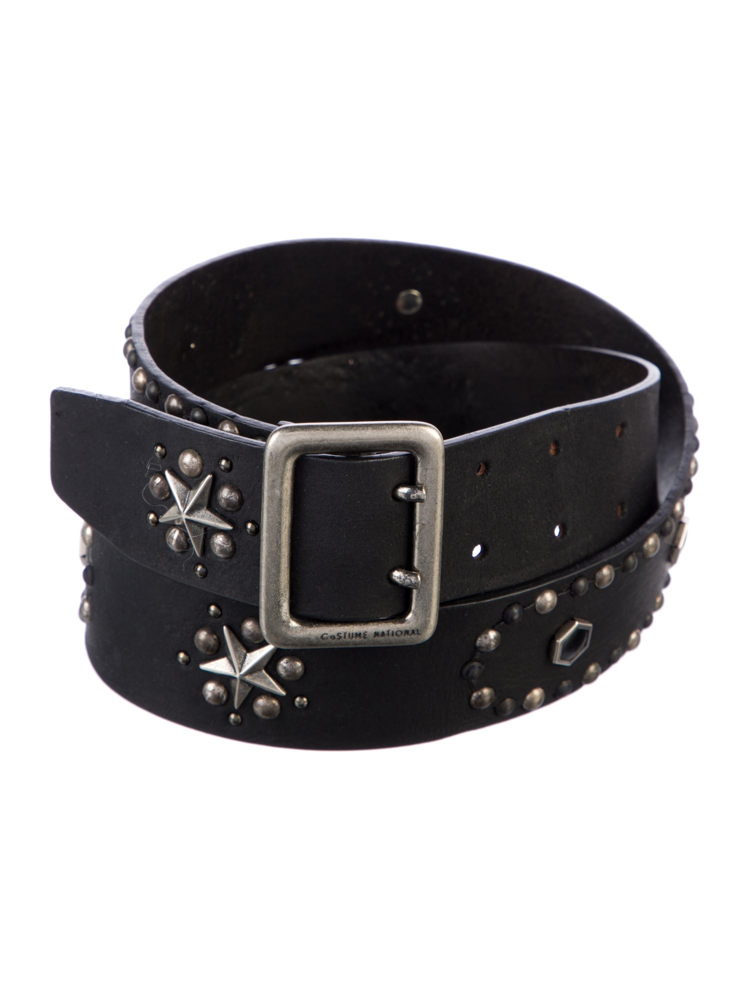 Costume National Skinny Leather Waist Belt