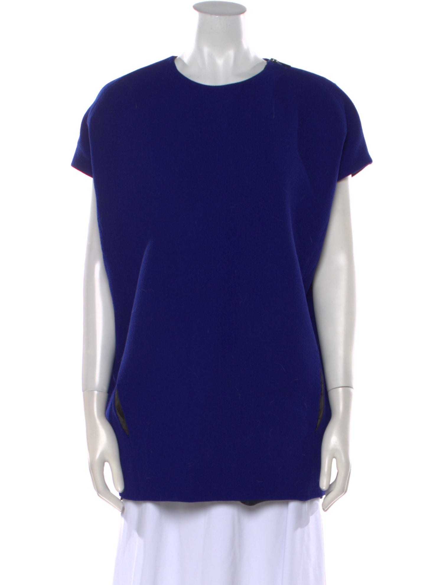 Costume National Silk Crew Neck Top