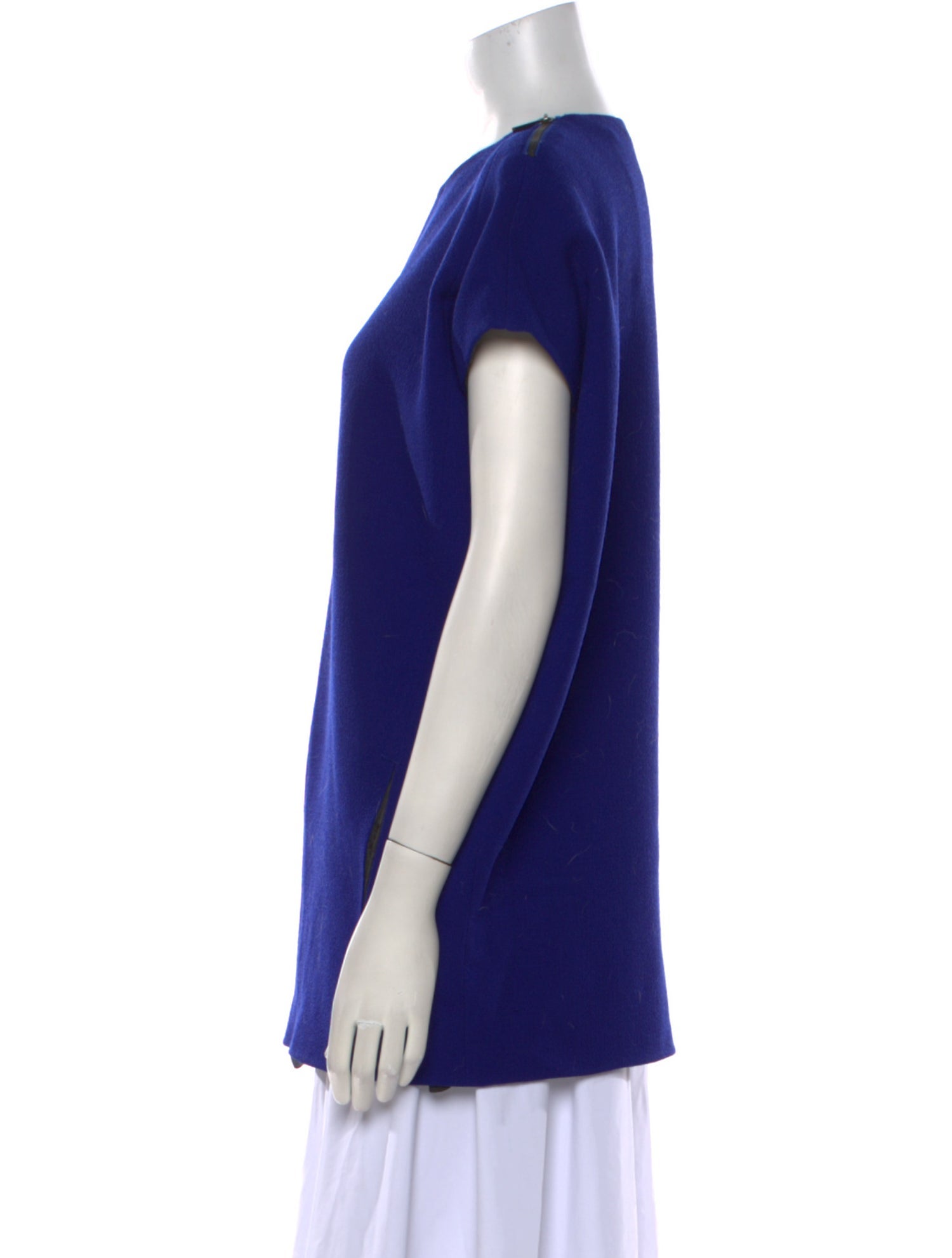 Costume National Silk Crew Neck Top