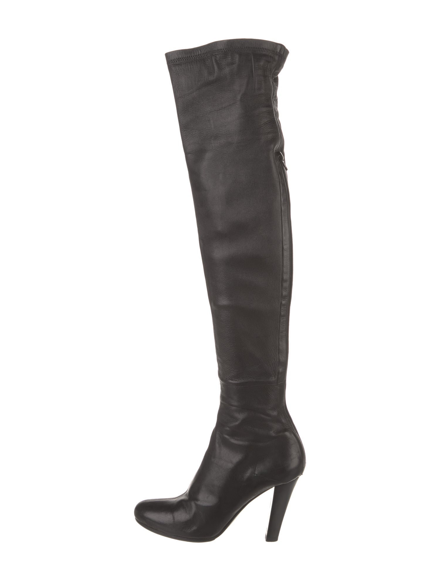 Costume National Leather Sock Boots
