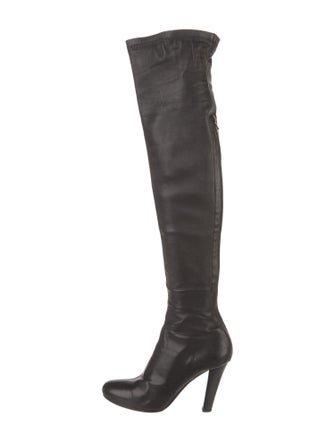 Costume National Leather Sock Boots