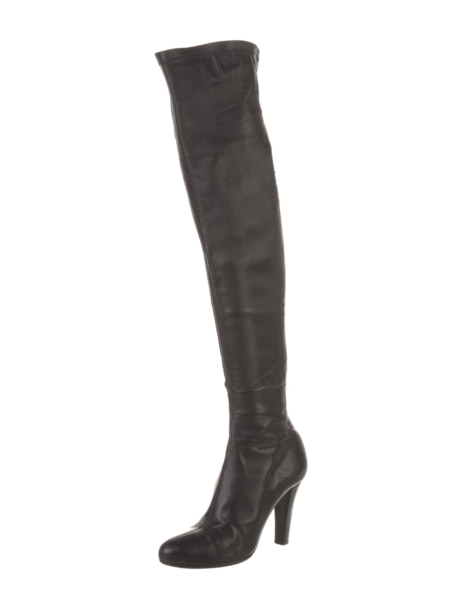 Costume National Leather Sock Boots