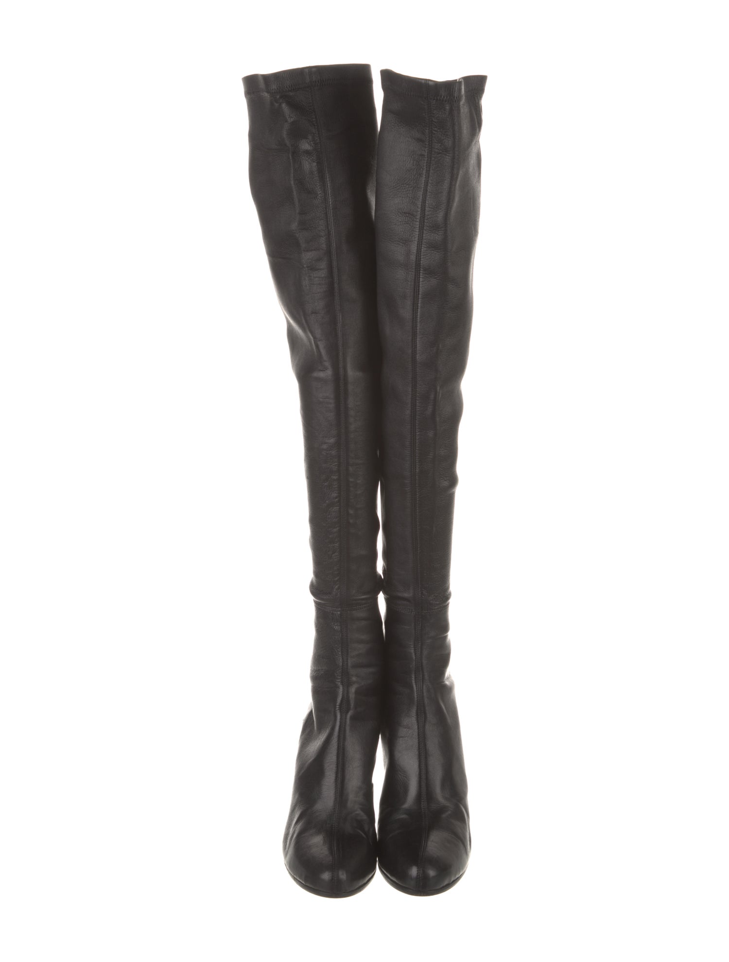 Costume National Leather Sock Boots