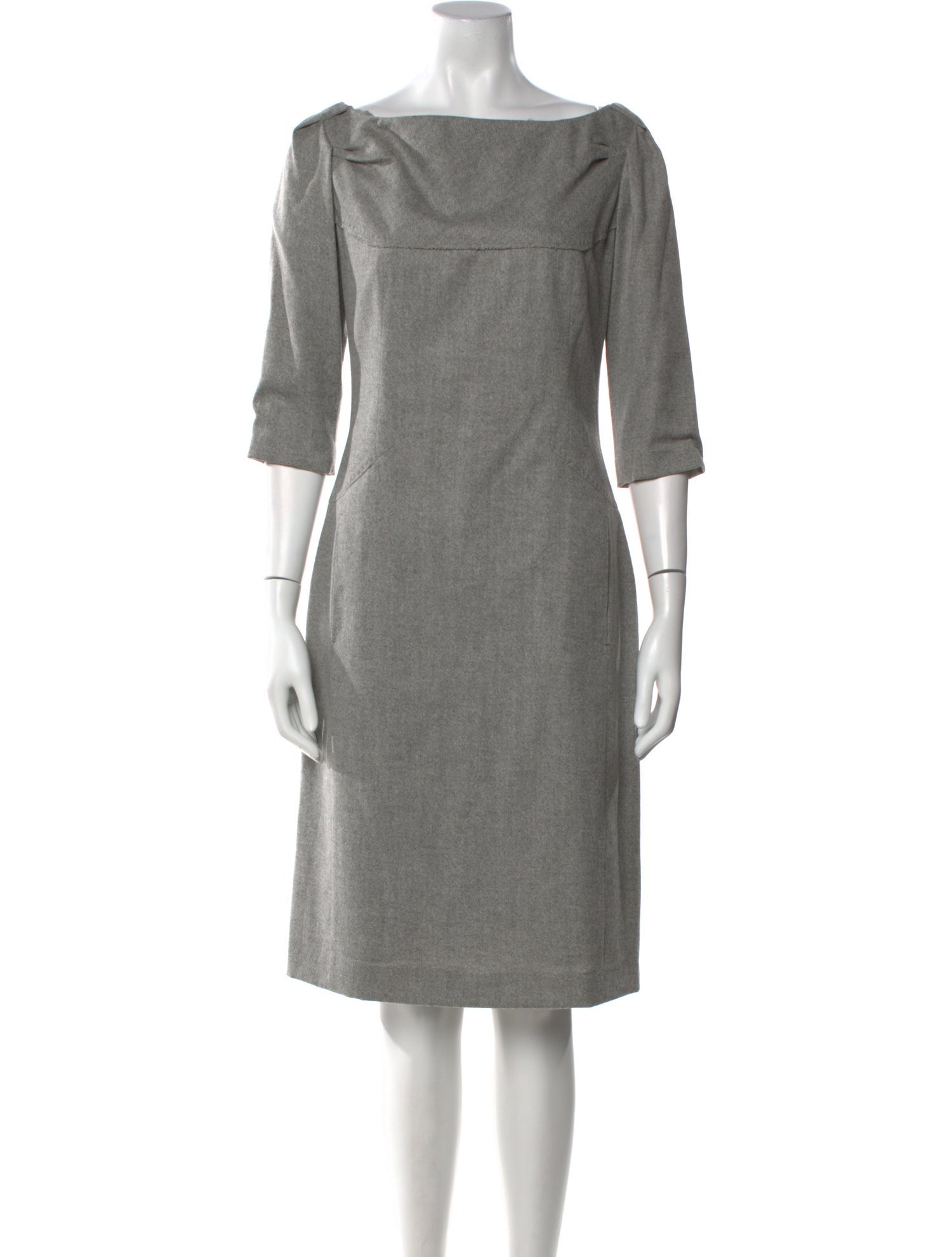 Costume National Wool Knee-Length Dress