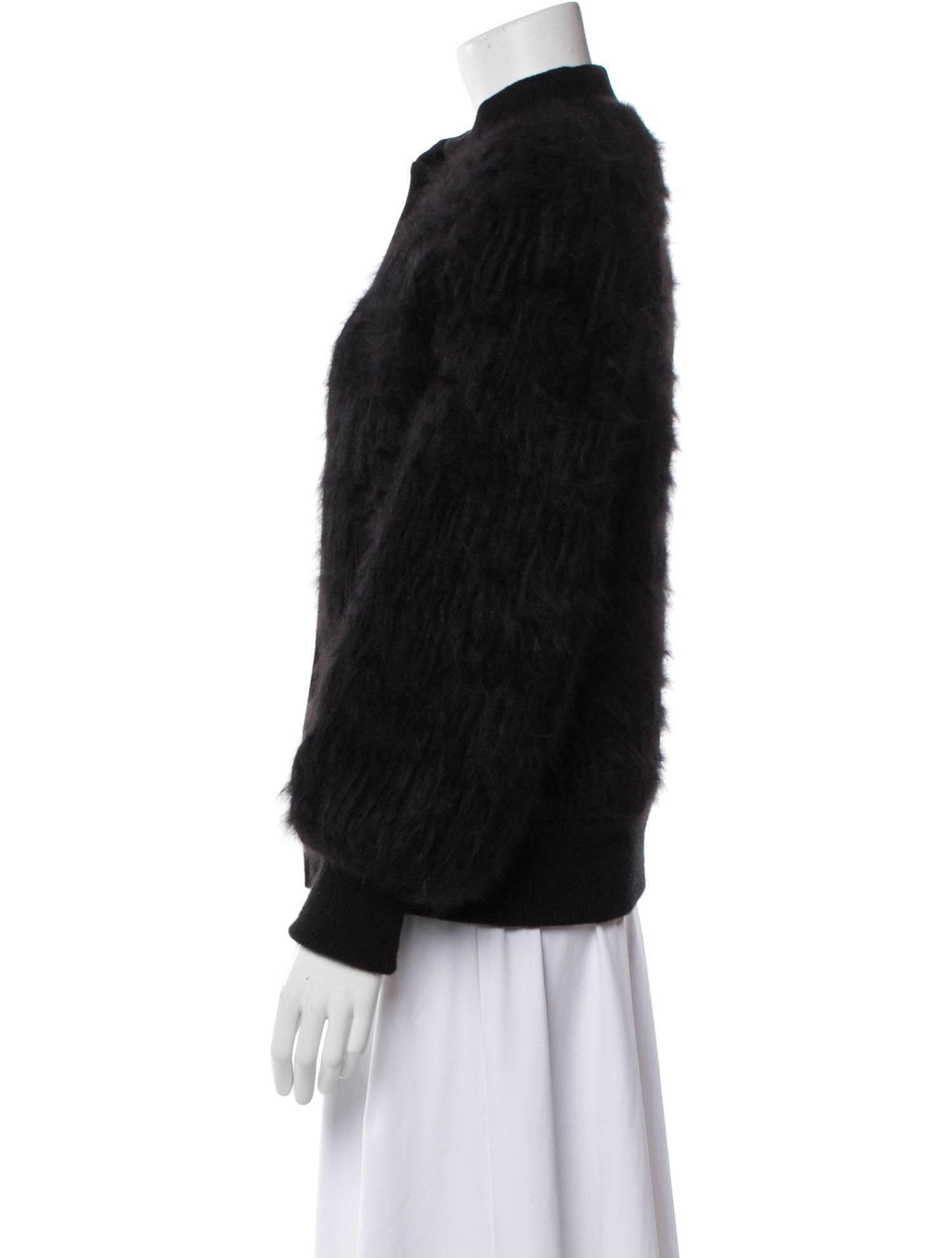 Costume National Angora Faux Fur Jacket