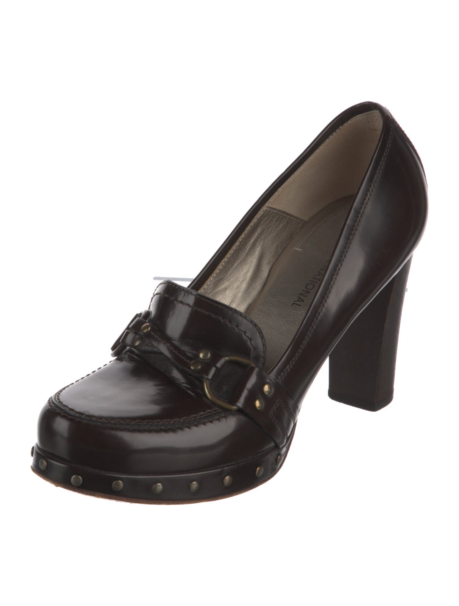 Costume National Leather Pumps