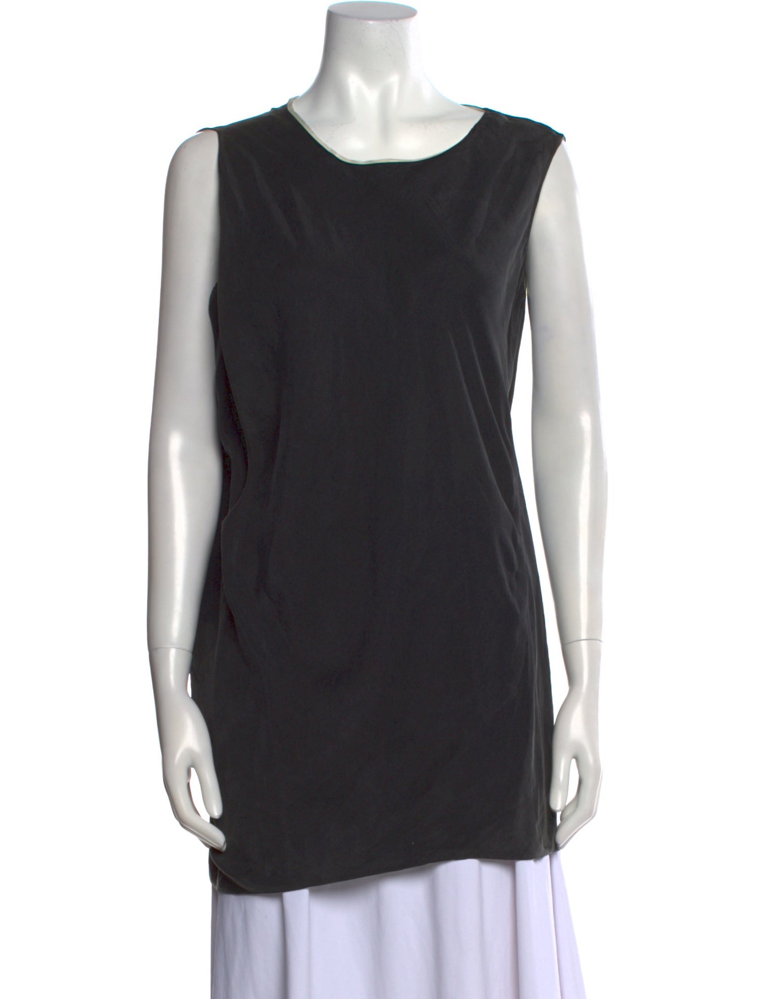 Costume National Silk Scoop Neck Tunic