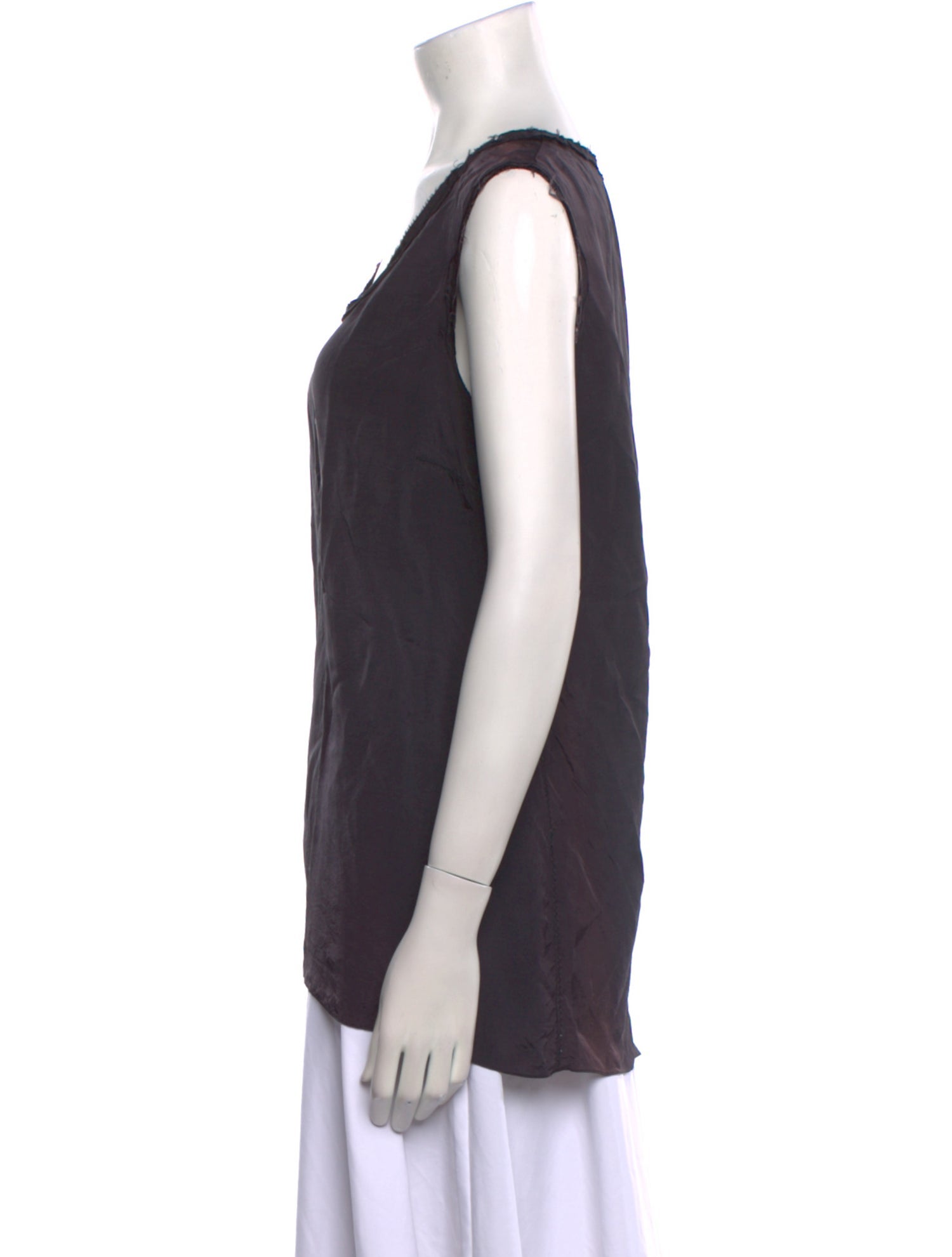 Costume National Scoop Neck Sleeveless Top