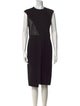 Costume National Crew Neck Midi Length Dress