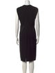 Costume National Crew Neck Midi Length Dress