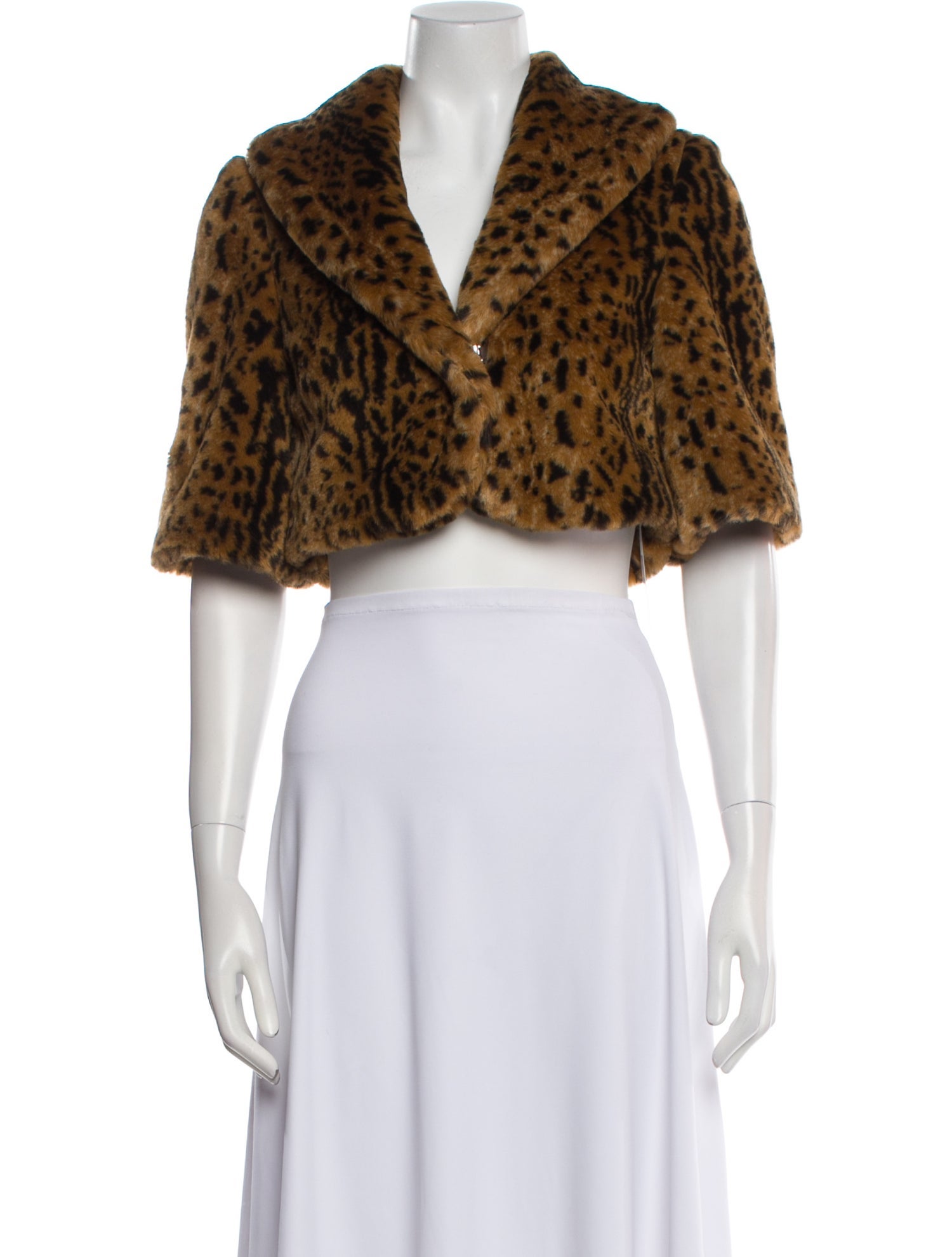Costume National Animal Print Bolero