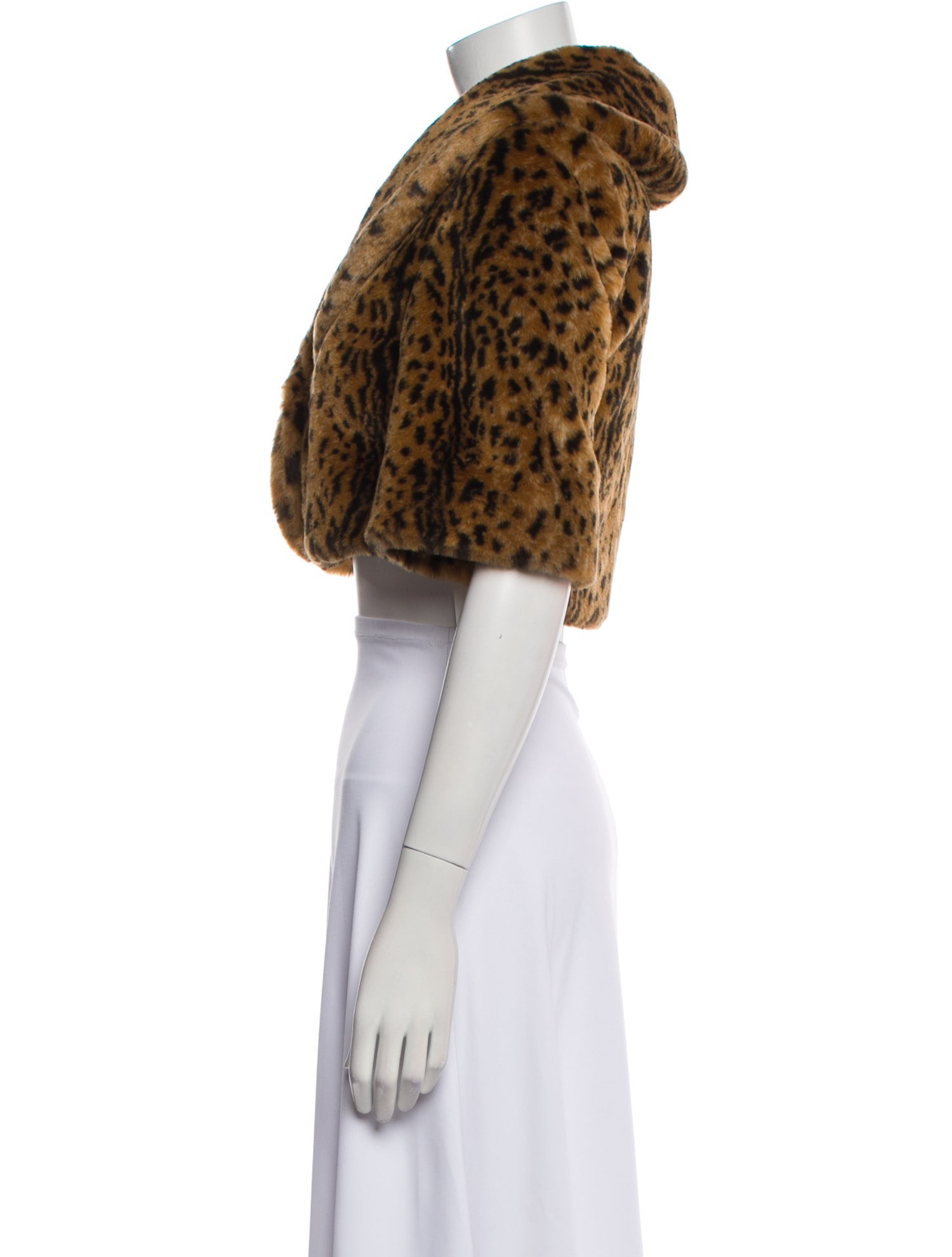 Costume National Animal Print Bolero