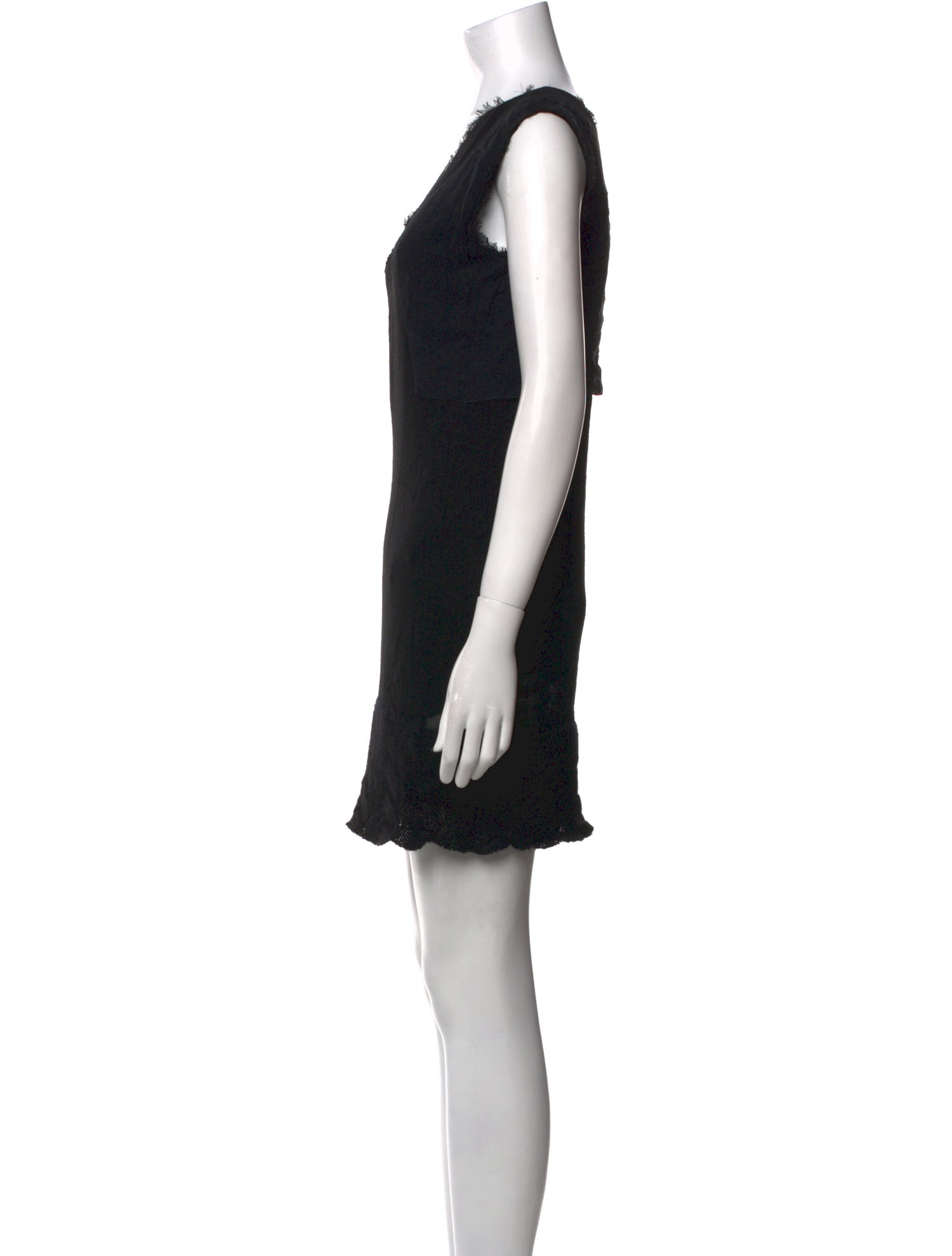 Costume National V-Neck Mini Dress