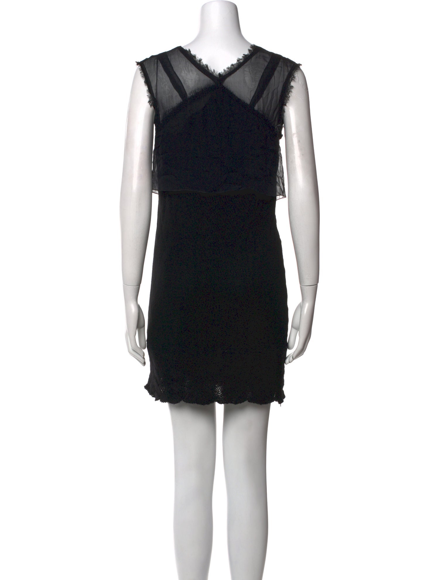 Costume National V-Neck Mini Dress