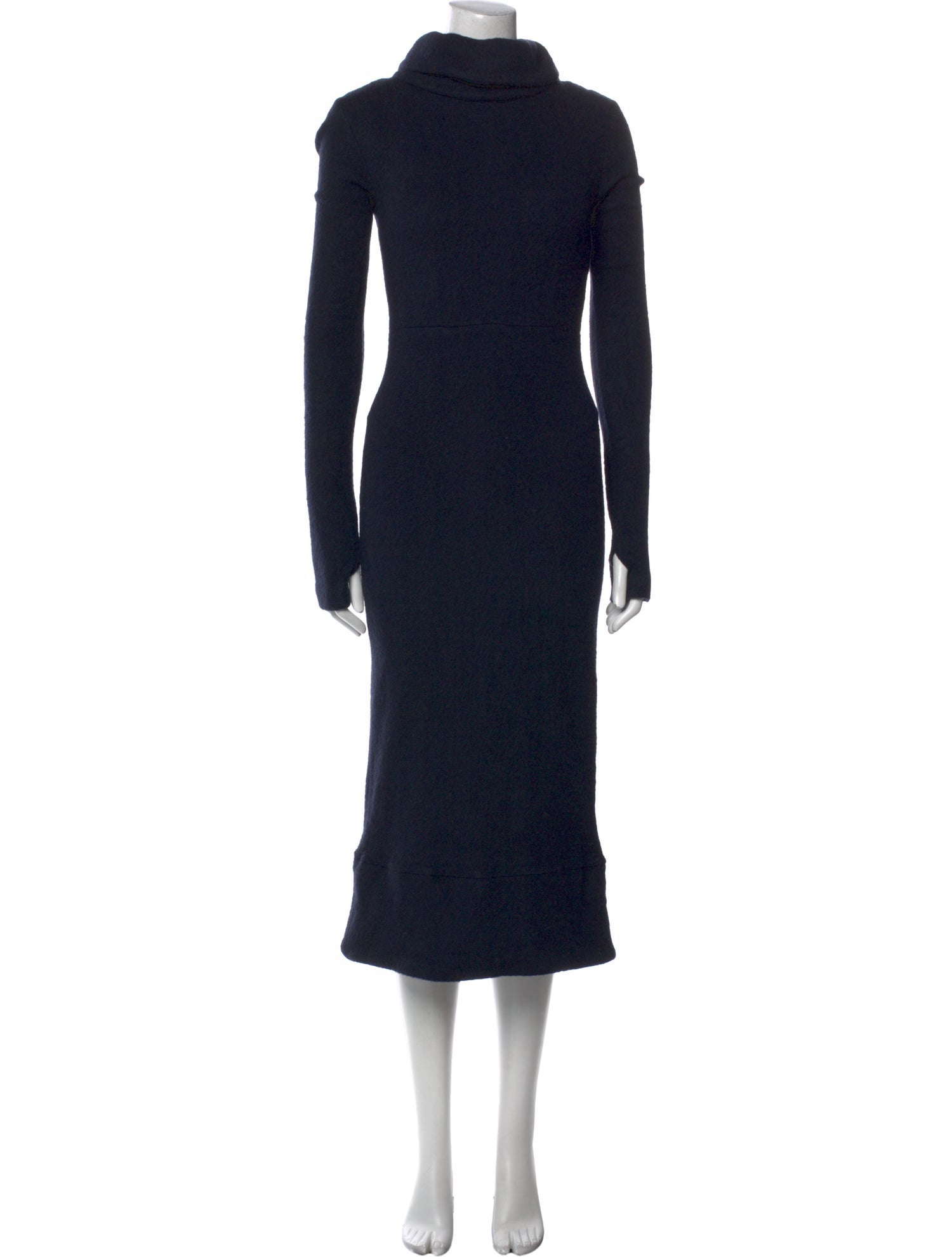 Costume National Wool Midi Length Dress