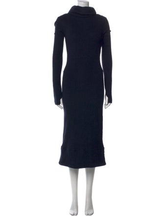 Costume National Wool Midi Length Dress