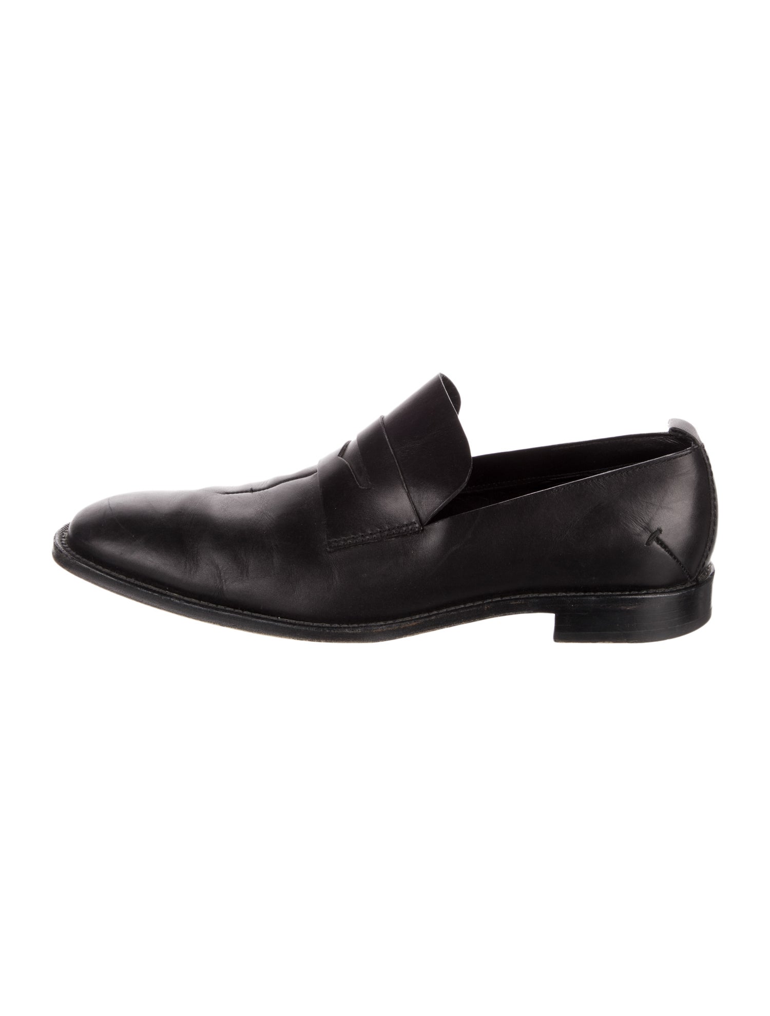 Costume National Leather Loafers
