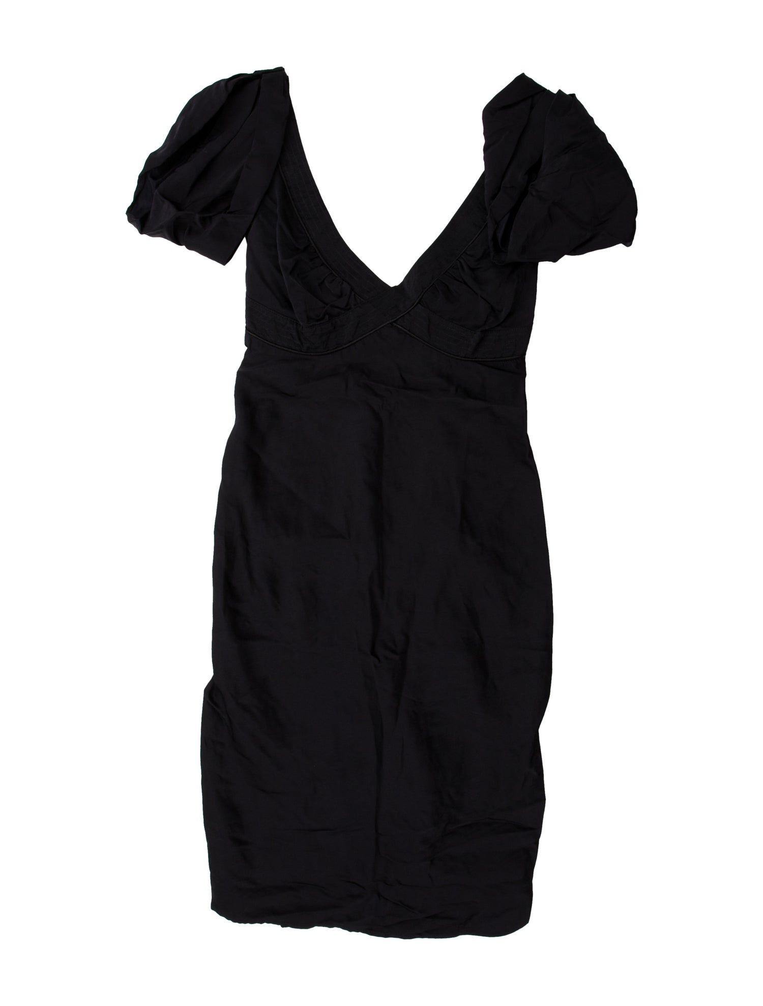 Costume National V-Neck Mini Dress