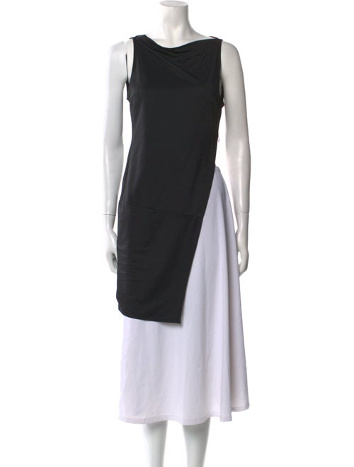 Costume National Cowl Neck Sleeveless Tunic