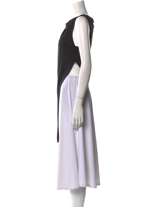 Costume National Cowl Neck Sleeveless Tunic