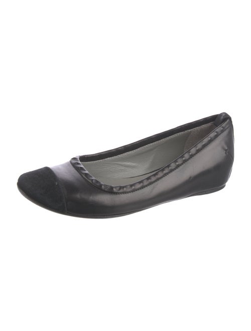 Costume National Leather Ballet Flats